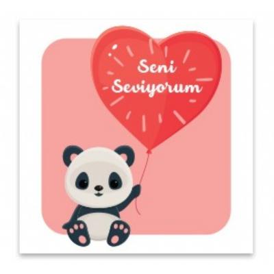 Seni Seviyorum Kartı